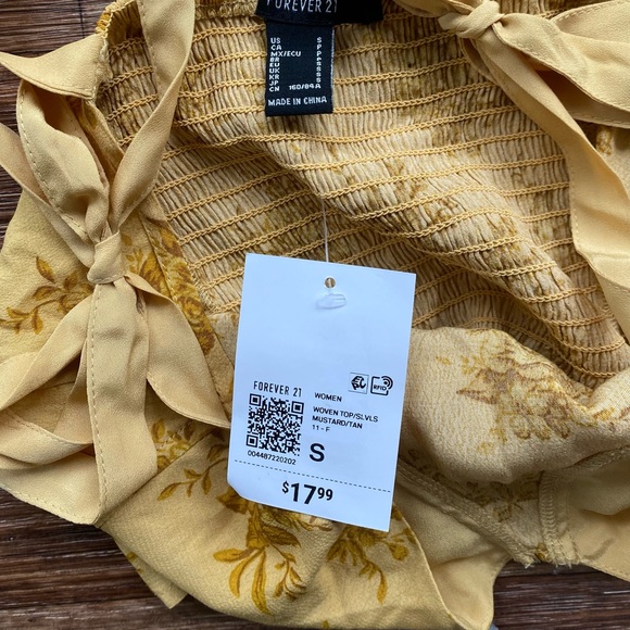 Yellow summer tank top - Picture 2 of 2